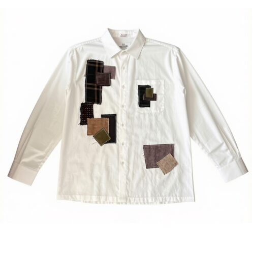 LEKAT Patchwork White Shirt