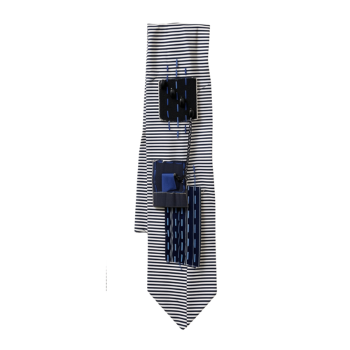 LEKAT Stripes Patchwork Necktie