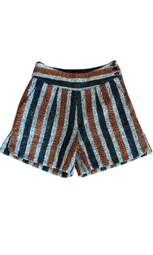 LEKAT Stripe Tweed Short