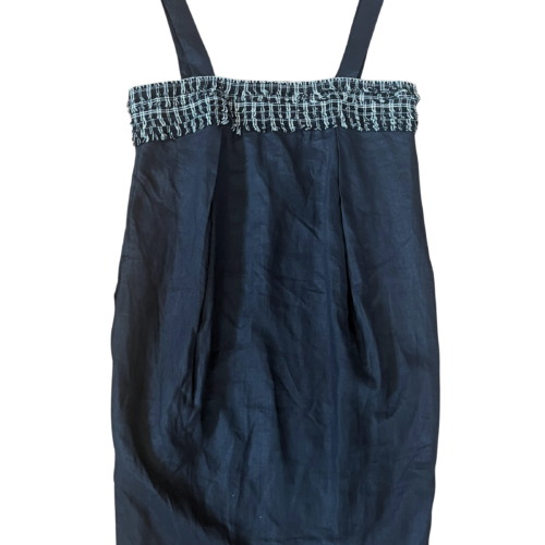 LEKAT Black Linen Mini Dress