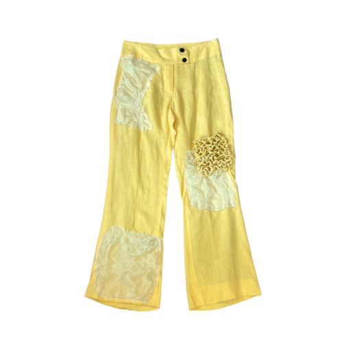 LEKAT Yellow Linen Pants