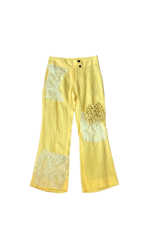 LEKAT Yellow Linen Pants