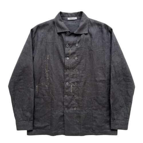 LEKAT Black Linen Shirt