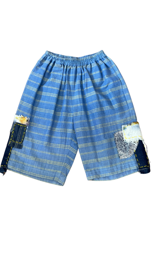 LEKAT Stripe Lurik Blue Short