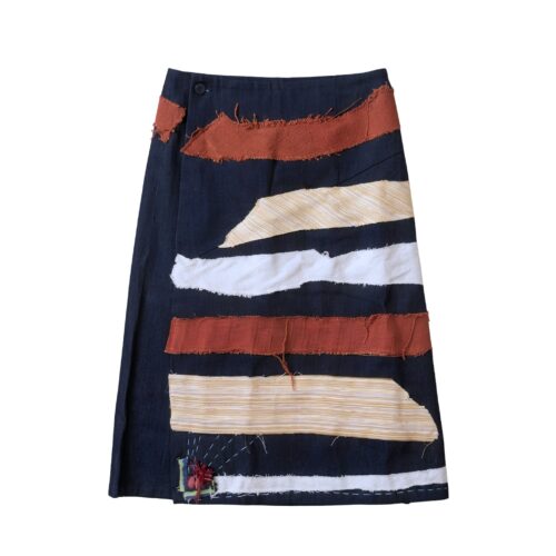 LEKAT Patchwork Denim Skirt