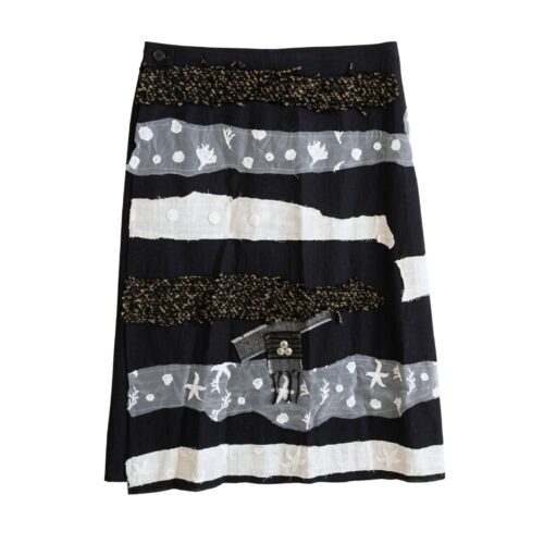 LEKAT Patchwork Denim Skirt