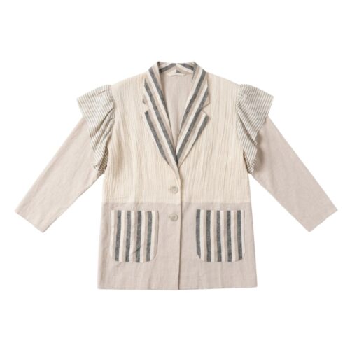 LEKAT Mix Woven Oversize Blazer