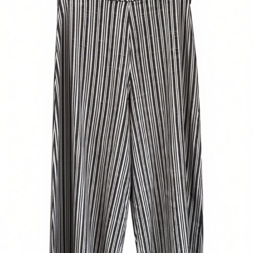 LEKAT Stripe Woven Midi Pants