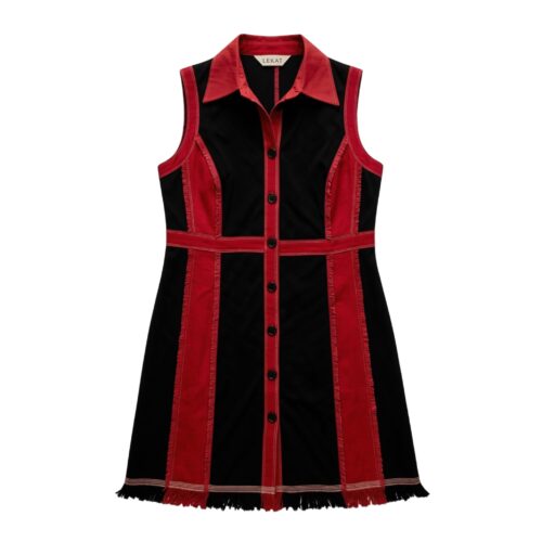 LEKAT Two Tone Baduy Sleeveless Dress