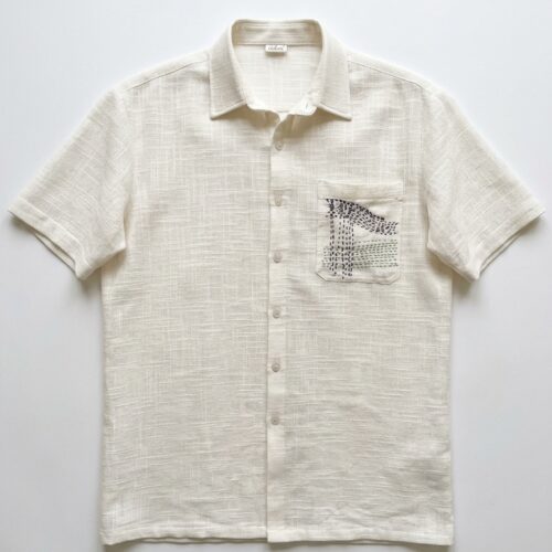 LEKAT Embroidered Detailed White Shirt