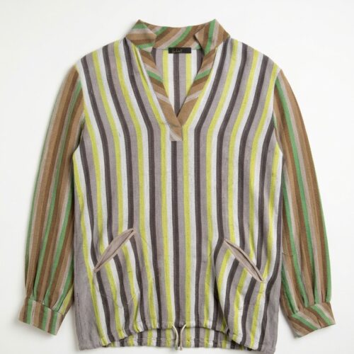 LEKAT Stripes Pattern Blouse