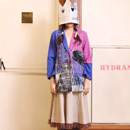 LEKAT Baduy Mix Fabric Oversize Blazer