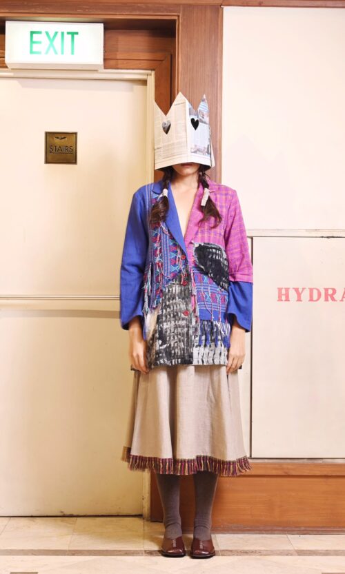 LEKAT Baduy Mix Fabric Oversize Blazer